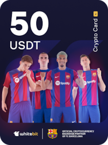 

WhiteBIT Gift Card | FC Barcelona Edition 50 USDT - WhiteBIT Key - GLOBAL
