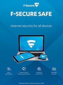 

F-Secure SAFE Internet Security (PC, Android, Mac) 1 Device, 3 Years - F-Secure Key - GLOBAL
