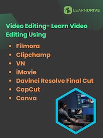 

Video Editing- Learn Video Editing Using Filmora, Clipchamp, VN, iMovie, Davinci Resolve, Final Cut, CapCut and Canva - LearnDrive Key - GLOBAL