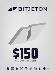 

BitJeton Crypto Gift Card 150 USD - BitJeton Key - GLOBAL