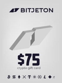 

BitJeton Crypto Gift Card 75 USD - BitJeton Key - GLOBAL