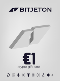 

BitJeton Crypto Gift Card 1 EUR - BitJeton Key - GLOBAL