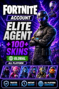 Fortnite Account (All Platform) Elite Agent with 100+ Skins - GLOBAL