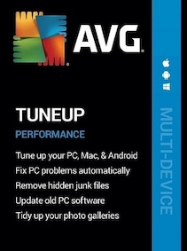 

AVG TuneUp 10 Devices 1 Year - AVG Key - GLOBAL