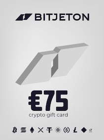 

BitJeton Crypto Gift Card 75 EUR - BitJeton Key - GLOBAL