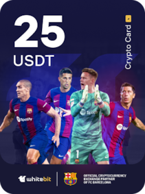 

WhiteBIT Gift Card | FC Barcelona Edition 25 USDT - WhiteBIT Key - GLOBAL