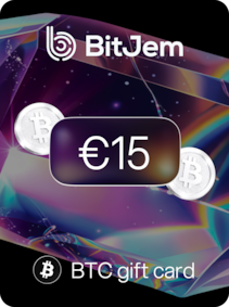 BitJem Crypto Gift Card Bitcoin 15 EUR - BitJem Clave