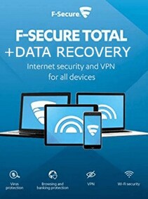 

F-Secure Total + Data Recovery (PC, Android, Mac) - 3 Devices, 1 Year - F-Secure Key - GLOBAL