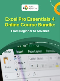 

Excel Pro Essentials 4 Online Course Bundle: Beginner to Advanced - Alpha Academy