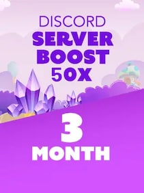 Discord Server Boost 50x 3 meses - Discord Boost Enlace de activación - GLOBAL