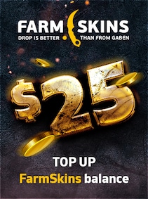 

Farmskins Wallet Card 25 USD - FARMSKINS.COM Key - GLOBAL