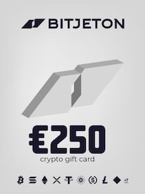 

BitJeton Crypto Gift Card 250 EUR - BitJeton Key - GLOBAL