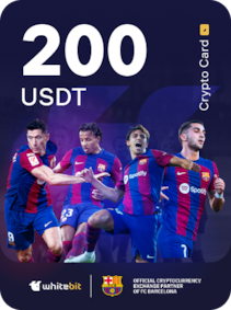 

WhiteBIT Gift Card | FC Barcelona Edition 200 USDT - WhiteBIT Key - GLOBAL