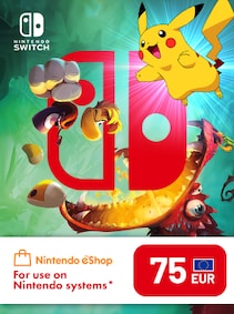 

Nintendo eShop Card 75 EUR - Nintendo eShop Key - EUROPE