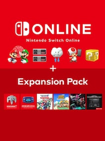 Nintendo Switch Online Membership 12 Months Family + Expansion Pack | Nintendo eShop Key | EUROPE