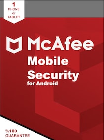 

McAfee Mobile Security for Android 1 Device 1 Year - McAfee Key - GLOBAL