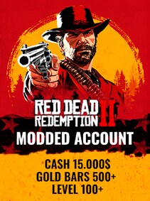 

Red Dead Redemption 2 Modded Account - 500+ Gold Bars, 15.000$ Cash(PC) - Rockstar Account - GLOBAL