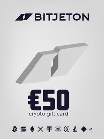 

BitJeton Crypto Gift Card 50 EUR - BitJeton Key - GLOBAL