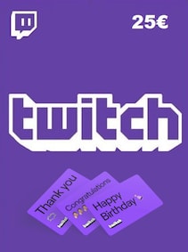 Twitch Gift Card 25 EUR - twitch Clave - ESPAÑA