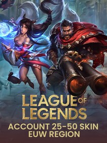 

League of Legends Account 25-50 Skins EUW server (PC) - League of Legends Account - GLOBAL