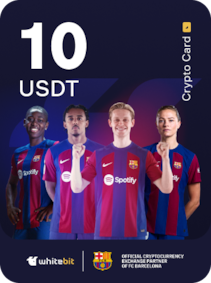 

WhiteBIT Gift Card | FC Barcelona Edition 10 USDT - WhiteBIT Key - GLOBAL