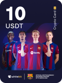 

WhiteBIT Gift Card | FC Barcelona Edition 10 USDT - WhiteBIT Key - GLOBAL