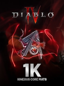 

Diablo IV (Season of Construct) - lgneous Core Mats 1k - BillStore Player Trade - GLOBAL