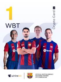 

WhiteBIT Gift Card | FC Barcelona Edition 1 WBT - WhiteBIT Key - GLOBAL