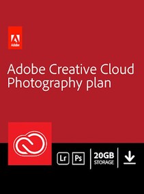 

Adobe Creative Cloud Photography Plan 20 GB Subscription 1 Year - Adobe Key - GLOBAL