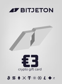 

BitJeton Crypto Gift Card 3 EUR - BitJeton Key - GLOBAL