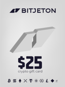 

BitJeton Crypto Gift Card 25 USD - BitJeton Key - GLOBAL