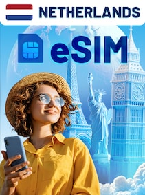 eSIM (Android, iOS) 50 GB, 90 Days - NETHERLANDS