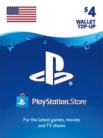 PlayStation Network Gift Card 4 USD - PSN Key - UNITED STATES