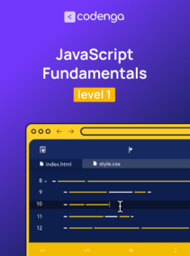 

JavaScript Fundamentals - Level 1 - Course - Codenga.com