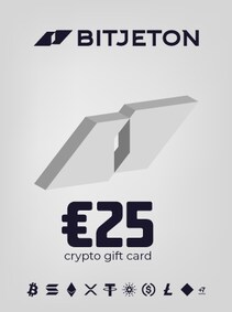 

BitJeton Crypto Gift Card 25 EUR - BitJeton Key - GLOBAL