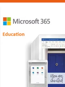 

Microsoft 365 Education (PC, Mac) 5 Devices, 1 Year - Microsoft Account - GLOBAL