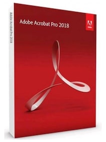 

Adobe Acrobat Pro 2018 (PC) 1 Device - Adobe Key - GLOBAL