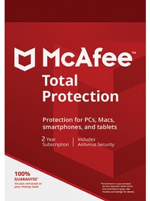 

McAfee Total Protection (PC, Android, Mac) (3 Devices, 1 Year) - McAfee Key - EUROPE