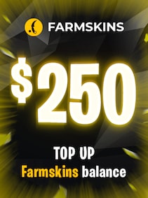 

Farmskins Wallet Card 250 USD - FARMSKINS.COM Key - GLOBAL