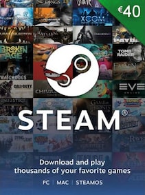 

Steam Gift Card 40 EUR - Steam Key - For EUR Currency Only