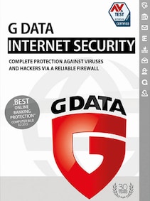 

G Data Internet Security (PC, Android, Mac, iOS) 1 Device 1 Year - G Data Key - GLOBAL