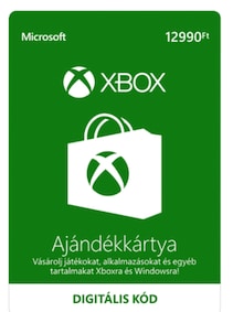 

Xbox Live 12990 HUF Card Xbox Live HUNGARY