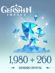 

Genshin Impact 1980 + 260 Genesis Crystals - ReidosCoins Key - GLOBAL