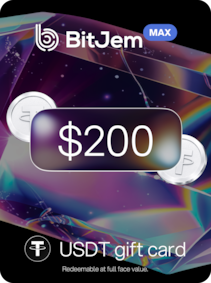 BitJem MAX Crypto Gift Card (USDT) 200 USD - BitJem Clave