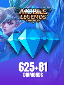 

Mobile Legends: Bang Bang 625 + 81 Diamonds - GLOBAL