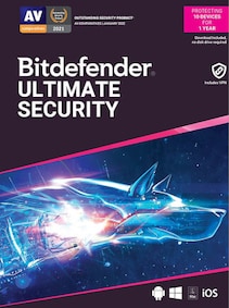 

Bitdefender Ultimate Security (PC, Android, Mac, iOS) (5 Devices, 1 Year) - Bitdefender Key - GLOBAL