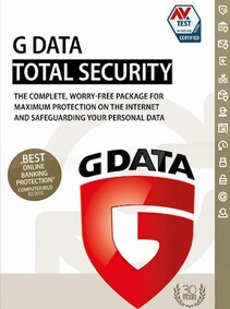 

G Data Total Security (PC, Android, Mac, iOS) - 1 Device 1 Year - G Data Key - GLOBAL