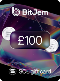 BitJem Crypto Gift Card SOL 100 GBP - BitJem Clave