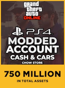 

GTA 5 MODDED ACCOUNT | 750 Million in Total Assets (PS4) - PSN Account - GLOBAL