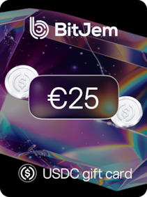 BitJem Crypto Gift Card USDC 25 EUR - BitJem Clave